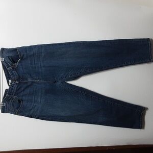 Eileen Fisher Women's 16P High Rise Straight Leg Denim Jean